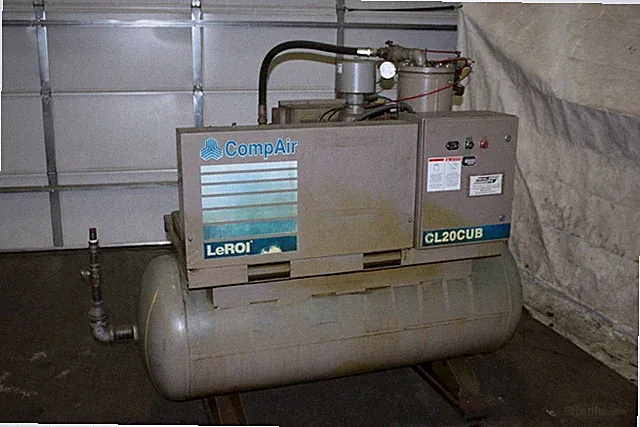 20 HP LEROI ROTARY SCREW AIR COMPRESSOR
