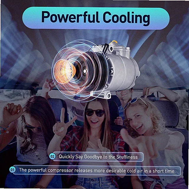 Air Compressor w/ Clutch For BMW 323i 325Ci 328i 330i 525i 528i 740i M3 X3 Z8