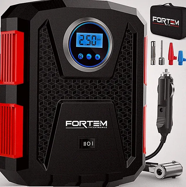 Tire Inflator Portable Air Compressor 150 PSI, 12V Electric Bike Pump for Car Ti